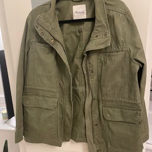 Madewell Utility Green Jacket Size Large